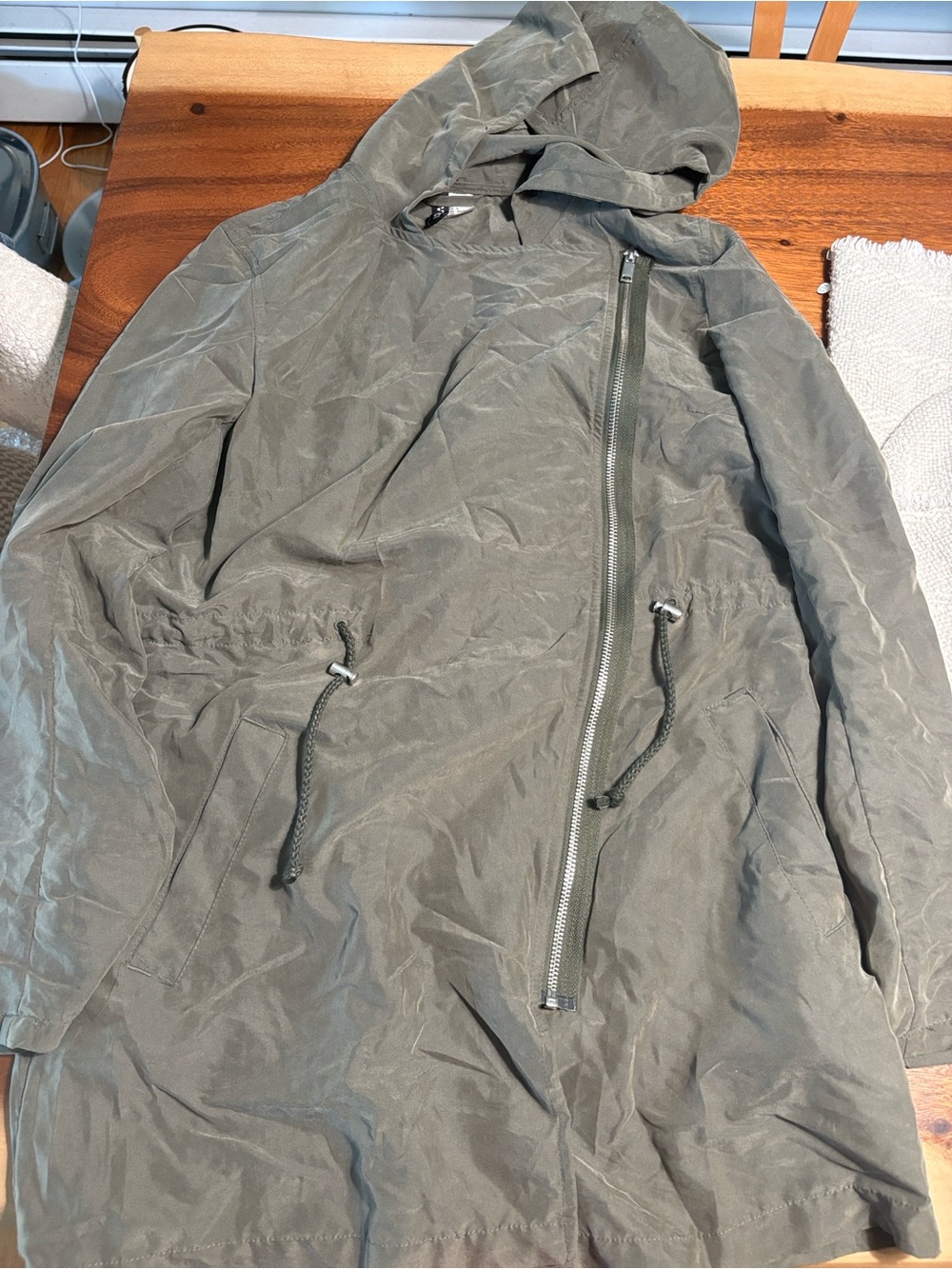 Women’s Hooded Jacket - Olive Green